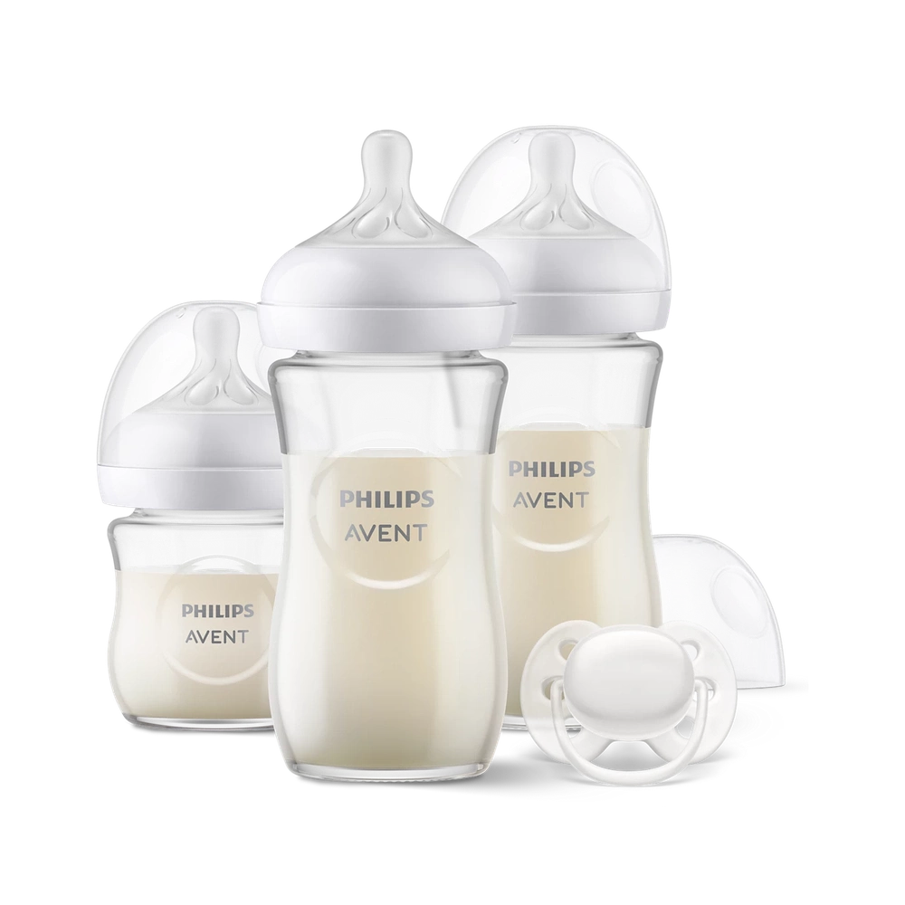 Philips Avent Natural Response Glazen cadeauset voor pasgeboren baby's