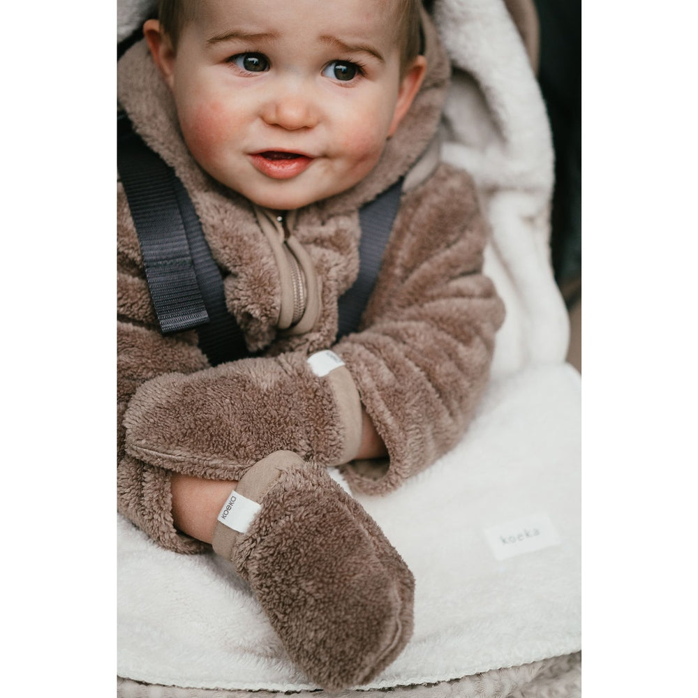 Koeka Baby Wantjes Malmo Van Teddy - Caffe