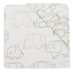 Jollein Hoeslaken Jersey 40/50x80/90cm - Elephant Tales
