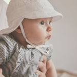 Huttelihut Gestreepte Jurk met Korte Mouwen – Luchtig & Zomers – Dark Navy