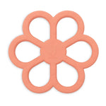 Jollein Bijtring Siliconen Flower Coral Rose