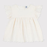 Petit Bateau | Chemisier enfant en coton à manches courtes et motif cœurs