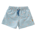Fresk | Short de bain anti-UV à rayures et crabes
