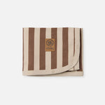 Cloby voile anti-UV en Peanut/Sandy Stripe – UPF 50+