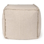 Lorena Canals Handgeweven Poef Beige 45x45x45