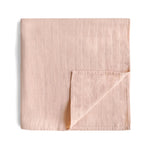 Mushie lange - 120x120cm - rose poudré