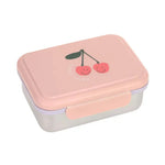 Lässig Lunchbox Brooddoos Roestvrij Staal - Happy Fruits Cherry