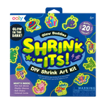 ooly Shrink-Its! DIY Shrink Art Kit - Glow Buddies - 20 Charms