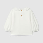 Laranjinha Longsleeve Met Ruches Kraag - Gebroken Wit