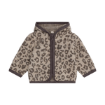 HUTTEliHUT Veste en polaire laine Jacquard - Camel chiné