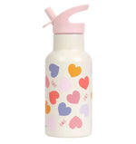 Little Lovely XL Stainless Steel Drinkbus 350ml - Hearts