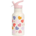 Little Lovely XL Stainless Steel Drinkbus 350ml - Hearts