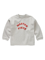 Sproet & Sprout Boxy Sweater Lange Mouwen Master Piece - Light Grey Melee