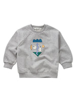 Sproet & Sprout Raglan Sweater Self Portrait - Grey Melee