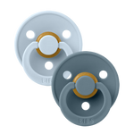 BIBS Fopspeen Rond 2-pack - Blue/Petrol