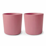 Mushie Beker Set 2st - Dusty Rose