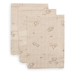 Jollein Hydrofiel Washandje 15x20cm 3-pack - Woolly