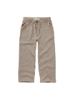 Sproet & Sprout Gestreepte Jersey Chino Broek - Vanilla