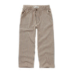 Sproet & Sprout Gestreepte Jersey Chino Broek - Vanilla