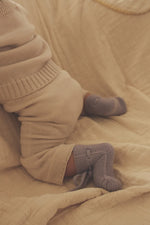Hvid Booties Lilac 0-9mnd