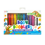 Ooly - Body Doodlers - Gezicht en Lichaamskrijtjes - Set van 12 Krijtjes