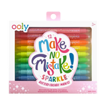 Ooly - Make No Mistake - Glitter Uitwisbare Stiften - 12 Stuks