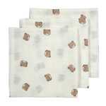 Meyco Hydrofieledoeken 70x70cm 3-pack - Bear Multicolor