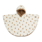 Jollein Outdoor Poncho Waterafstotend - Mini Teddy Bear/Teddy Fleece