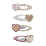 Barrettes Mimi & Lula en forme de cœur