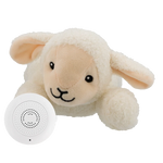 Flow Amsterdam Peluche apaisante Rosie rechargeable avec battements de cœur - Beige