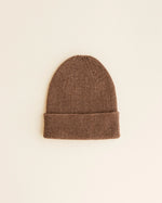 Hvid Beanie Fonzie - Mocha