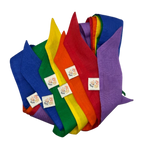 Rubans de jeu en coton Pit&Play, lot de 6 - couleurs arc-en-ciel