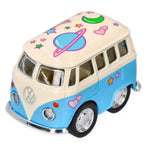 Kinsmart Metalen Modelauto Little Van - Flower Power