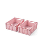 Liewood Weston Medium Plooiboxen 2 Stuks - Roze