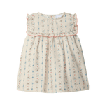 Laranjinha Katoenen Jurk Voor Baby's - Sand