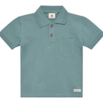 En Fant Polo Korte Mouw Citadel Blauw