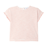 Laranjinha T-shirt en coton à fleurs pour enfants - Framboise