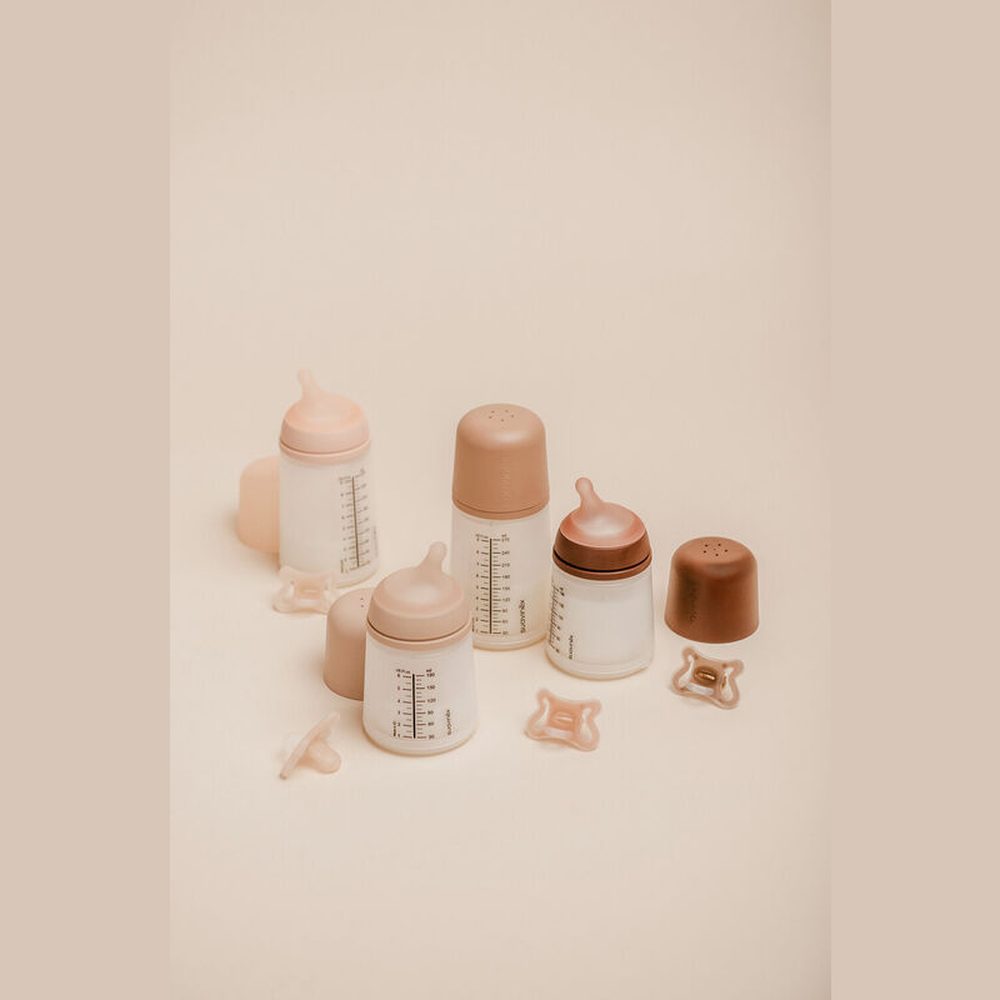 Suavinex Set van 2 medium flow spenen voor de ZERO.ZERO anti-koliek zuigfles Sand