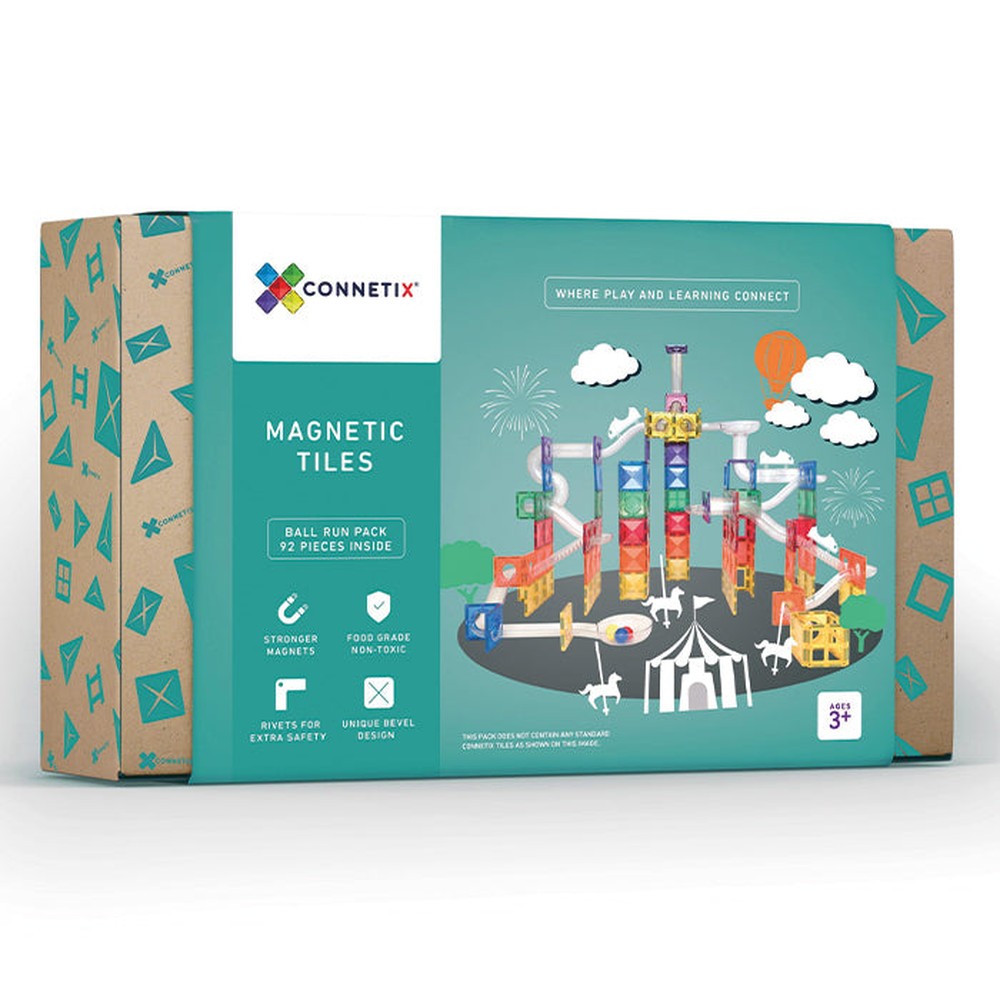 Connetix Rainbow Ball Run Pack | 92 Onderdelen