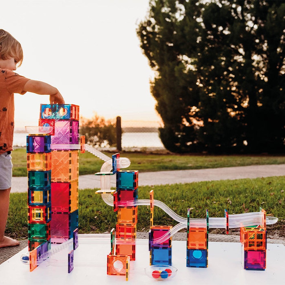 Connetix Rainbow Ball Run Pack | 92 Onderdelen