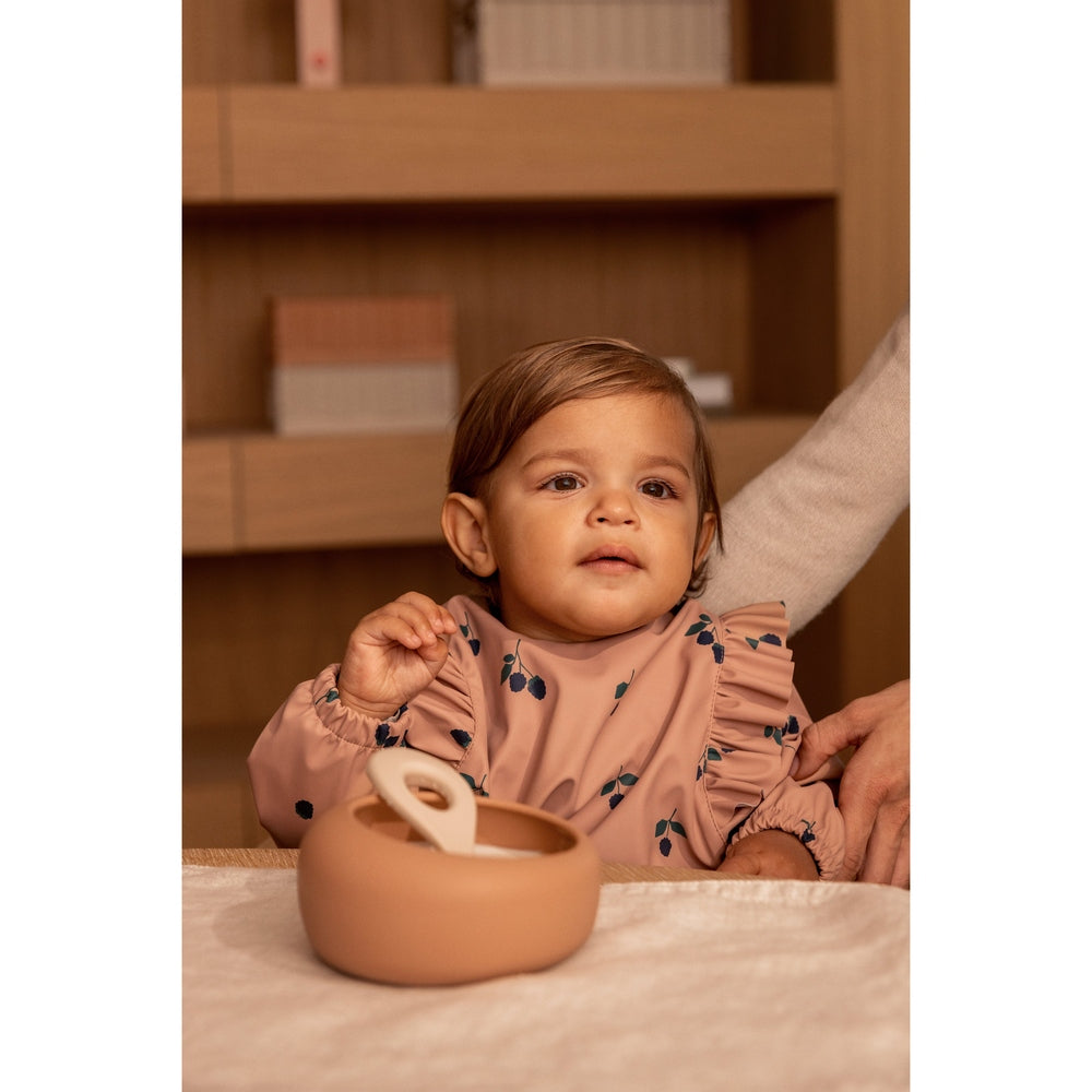 Liewood Merle Ruffle Cap Slab - Berry / Pale Tuscany