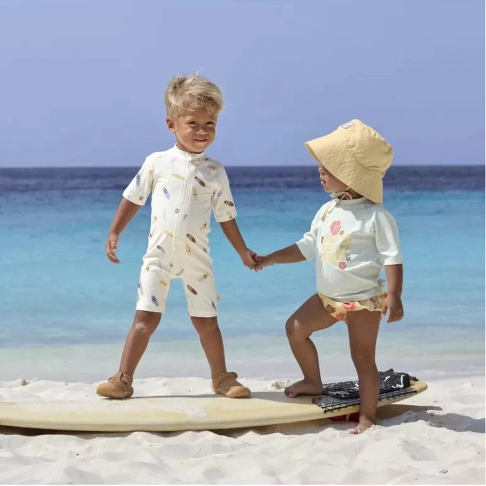Zwemshirt Korte Mouwen - Flowers Sea