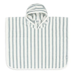 Jollein Badponcho Stripe Terry Sea Green
