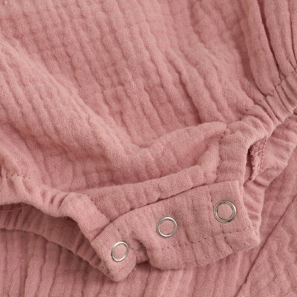 Huttelihut Mousseline Romper - Oud Roze