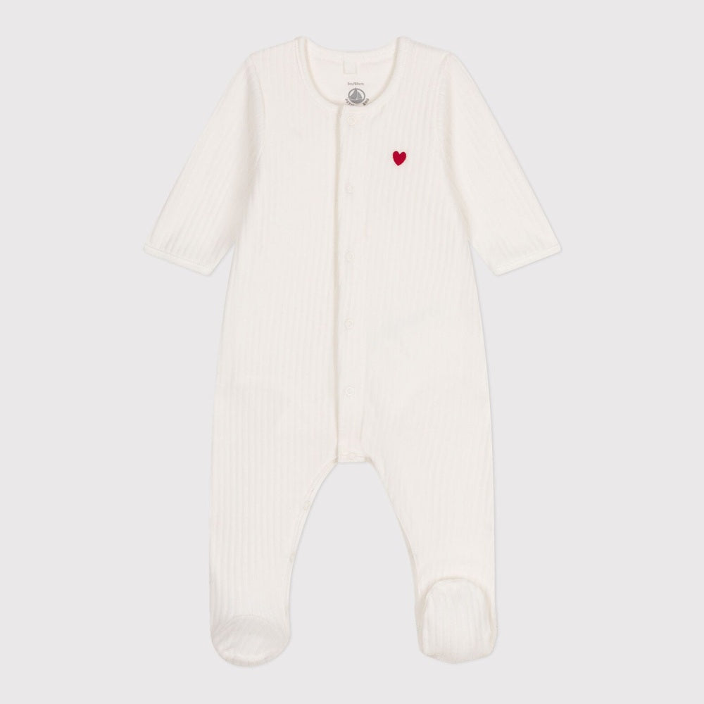 Petit Bateau Uniseks Bodyjama Van Velours