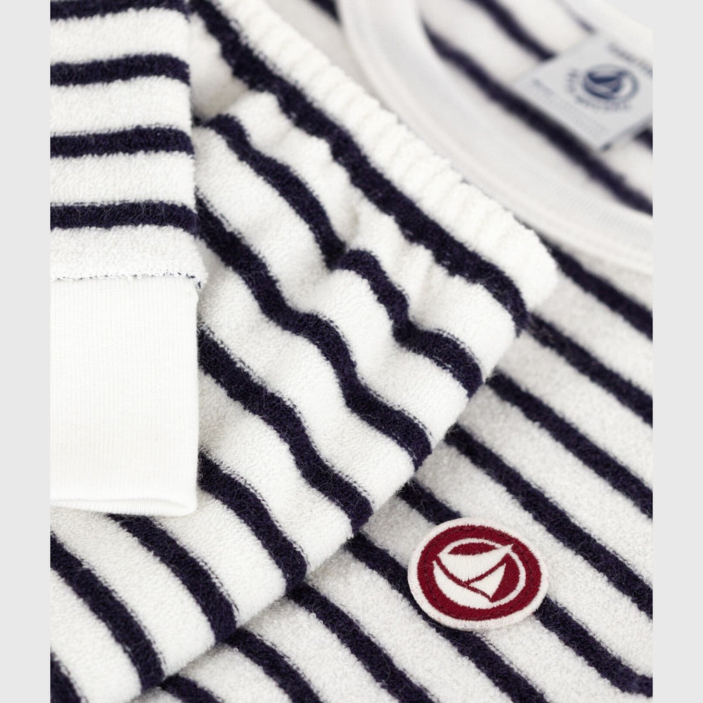 Petit Bateau Pyjama Van Katoenen Badstof Met Strepen