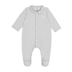 Petit Bateau Babypyjama Geribd Met Geborduurd Hartje
