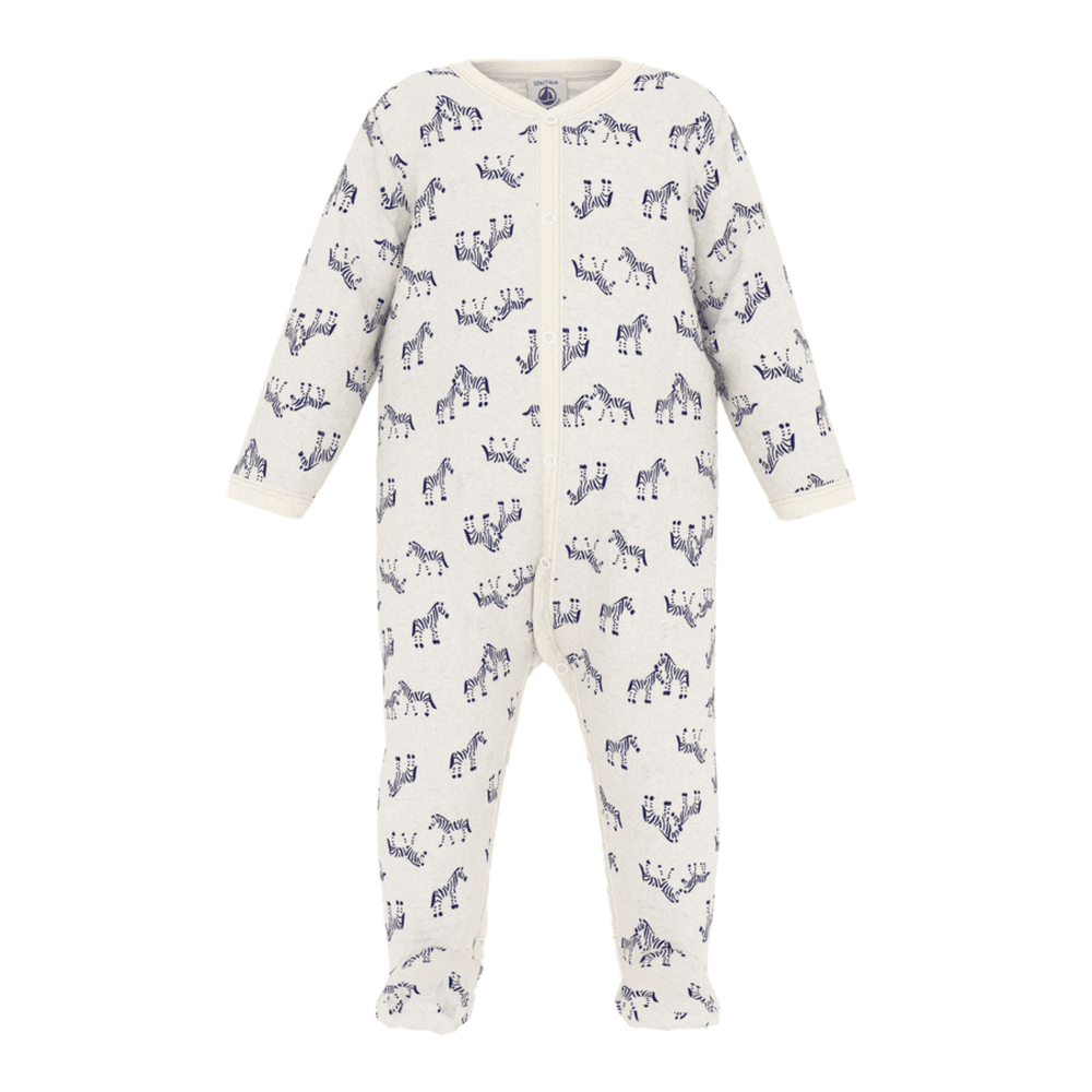 Petit Bateau Pyjama Met Zebraprint