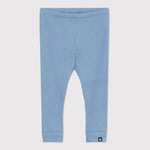 Petit Bateau Effen Katoenen Baby Legging - Blauw