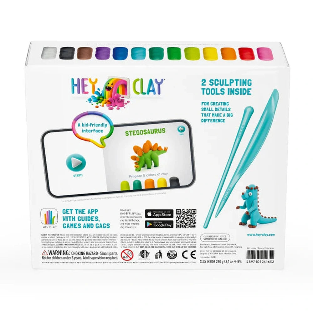 Hey Clay Zelfhardende Klei Dino - 15 potjes
